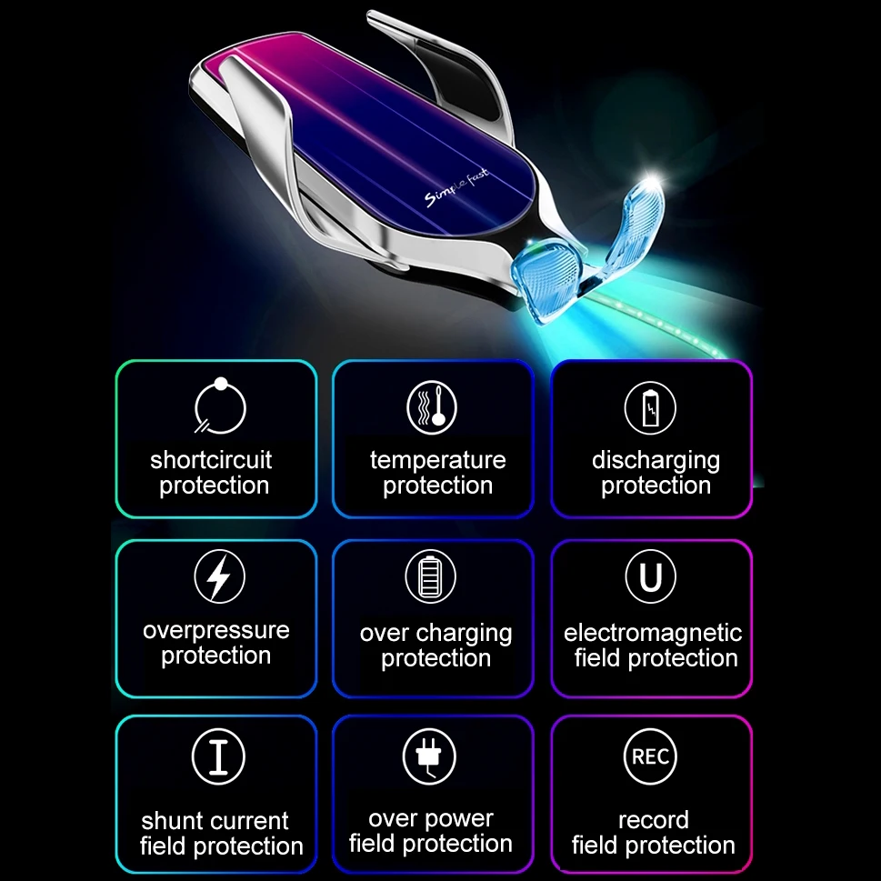 Amazon Best Seller 3 In 1 Car Wireless Charger Holder 10w R9 Amazon Best Seller 3 In 1 Car Wireless Charger Holder 10w R9