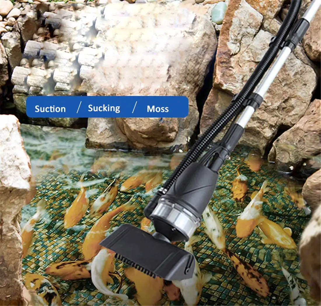 Robot Pool Automatic Vacuum Cleaner Koi Fish Pond Vacuum Cleaner & Dirt