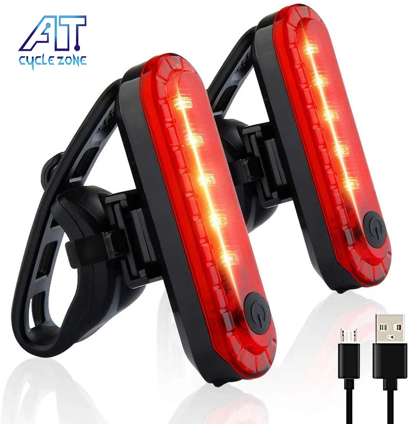 

Cycle Zone Usb Charging Light Night Riding Bicycle Lights Bright Bicycle Front and Tail Rechargeable Night Riding Bike Led Light, As pictures or customized