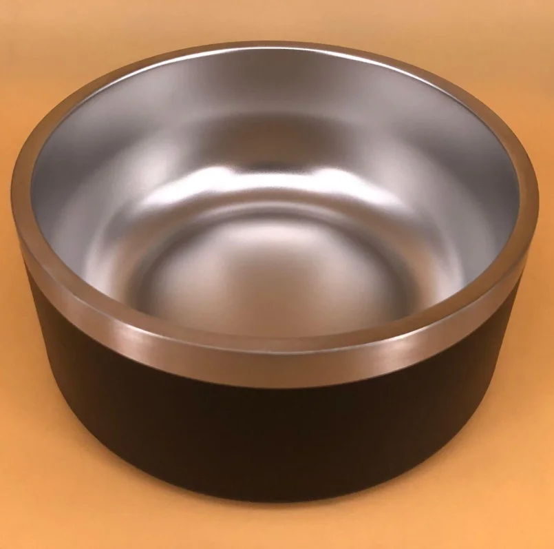 

Double Walled Stainless Steel Pet Bowl Thermos Vacuum Bowl For Dog Cat