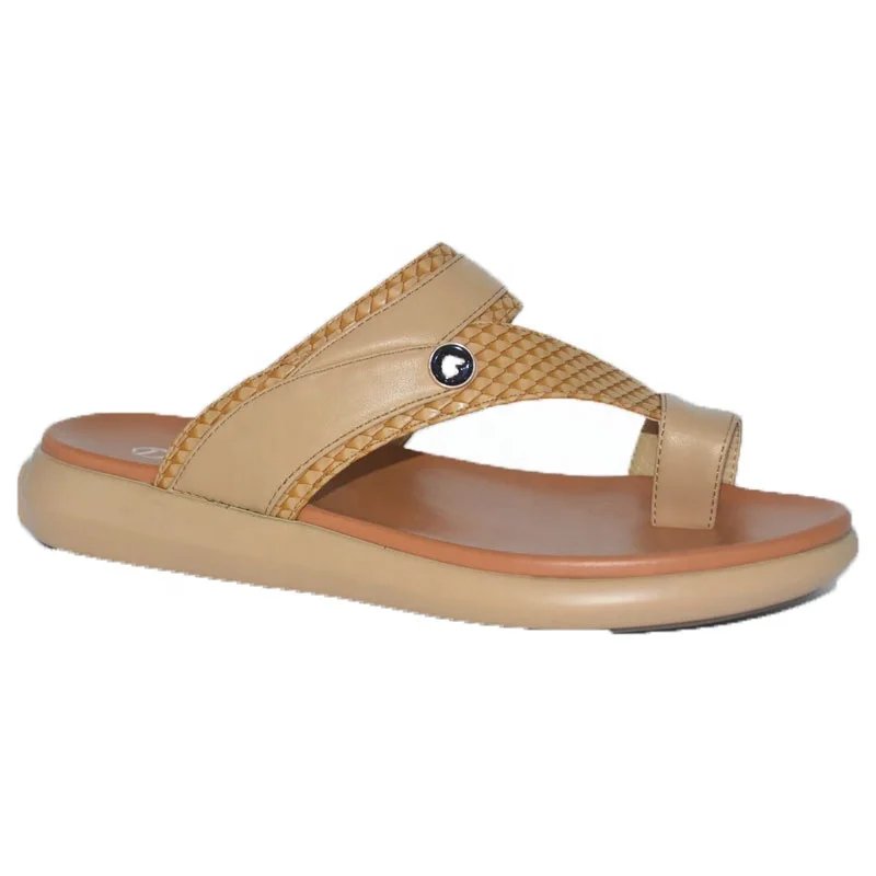 

2021 Wholesale Durable Slipper Manufacturer Men Slide Slipper, Beige
