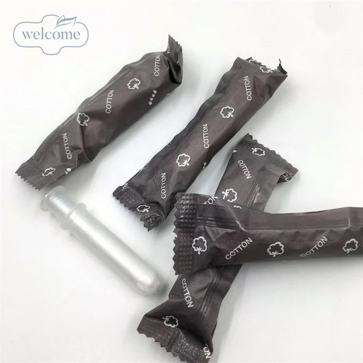 

Made in China Organic Cotton Plastic Applicator Tampon Personnalisable New Plant Based Applicator Organic Tampons