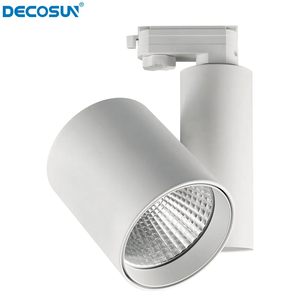 Fashion Dali 0-10v Wifi Triac dimmable COB track light 15W 20W 30W LED Track Spotlight White Black Gold