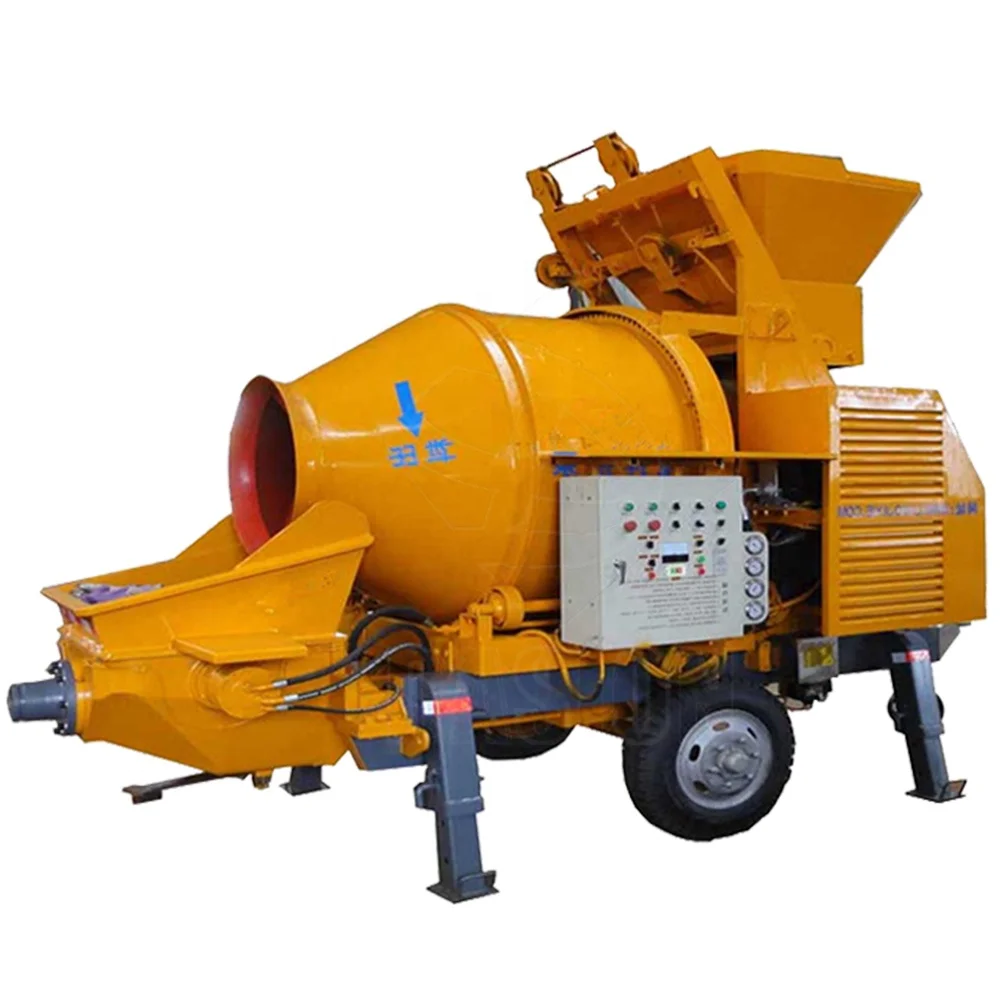 
JBT30 diesel mini concrete mixer pump hire images 