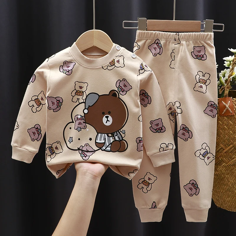 

Pure Cotton Winter Warm Quilted Long Sleeve Unisex Baby Jumpsuit With Snaps