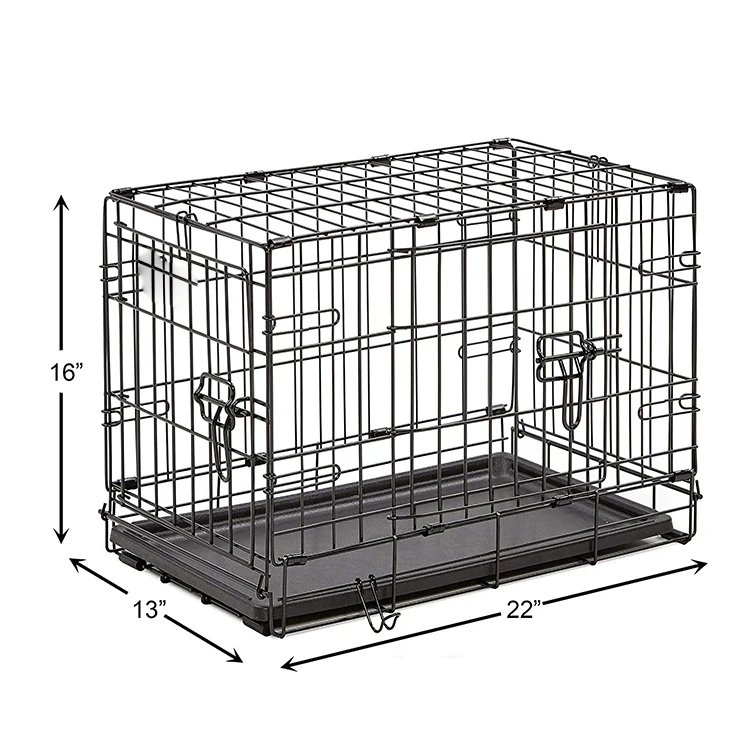 

Manufacturer Wholesale Stainless Steel Metal Large Small Carriers Cheap Pet Dog Cage, Customized color