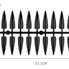 BIN wholesale nail tip display color chart 24pcs long stiletto nail tip display