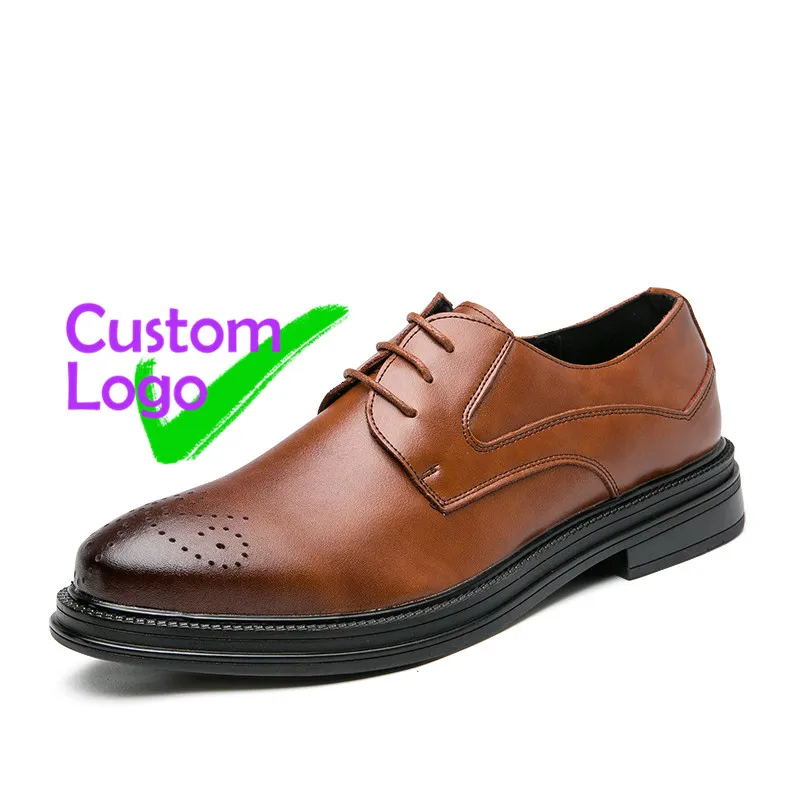 

Pointed Men Shoes Fashione 2020 Leather Breathable Malla Leather Safety Shoe Cher Customized Leather Shoes For Men Caballeros