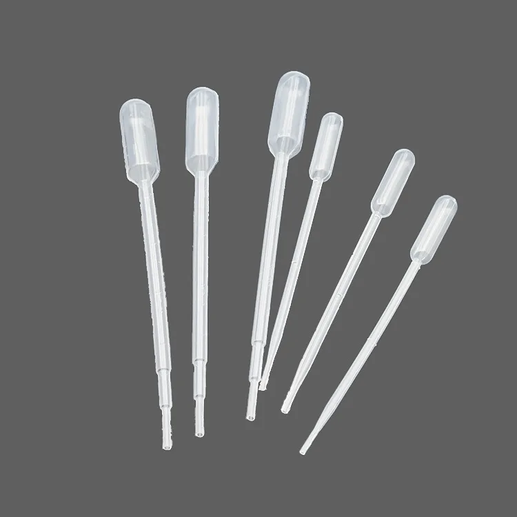 

MUB  1ml 3ml 5ml 10ml high quality plastic pasteur disposable micro pipette plastic transfer pipette, Clear