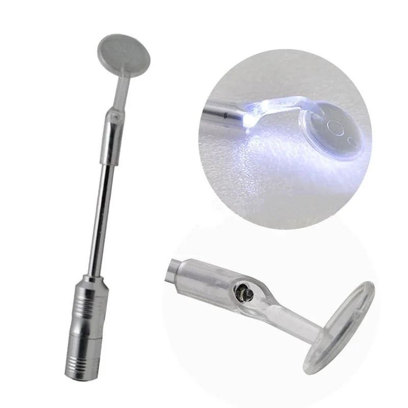 

Dental Mouth Mirror Reflector Professional Odontoscope Dentist Equipment with LED Light Oral nspection Supplies