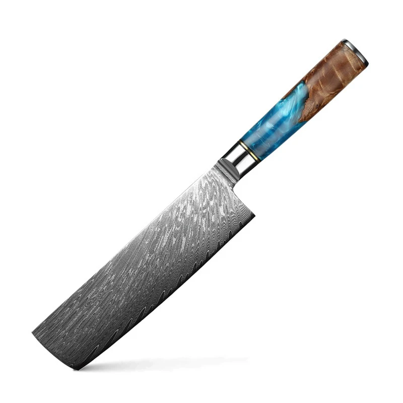 

Chopping knife 6 inch Damascus steel Vegetable Kitchen Knife stainless steel Multipurpose for Kitchen with Ergonomic Handle