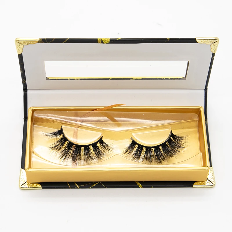 

Siberian Fur Mink Eyelashes False Lashes With Private Label Beauty, Black