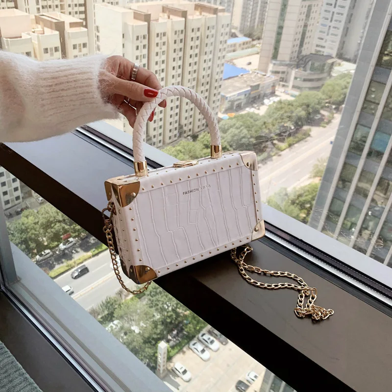 

Korea Style Women Handbags Hot Sell Lady Purse Box Bags For Women