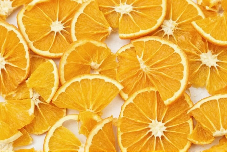 Oven dehydrating orange peels