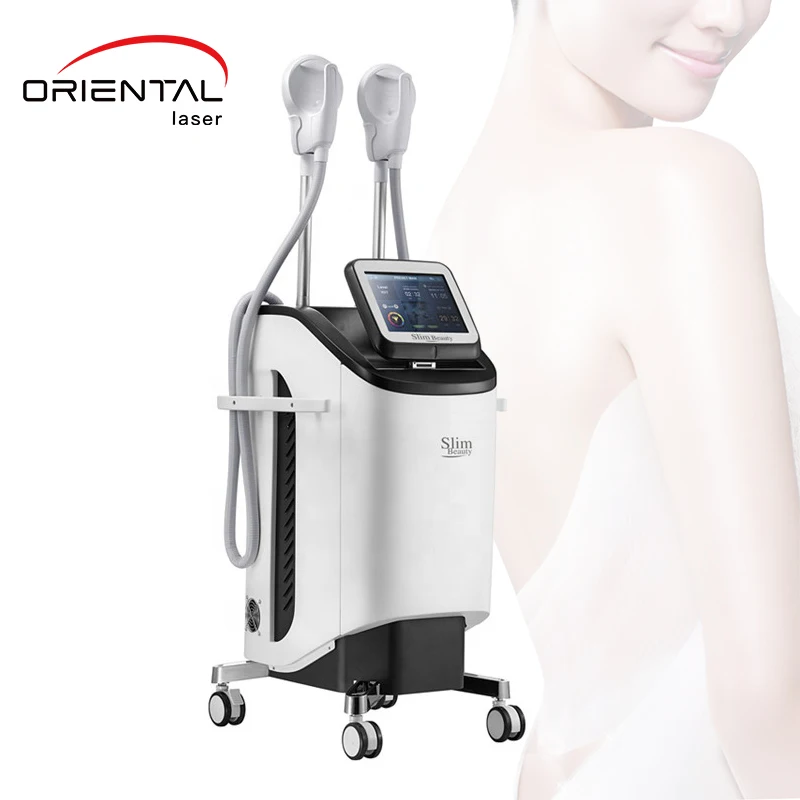 

Oriental laser device abs trainer contractions build muscle growth toning body sculpting shape body slimming fitness machine