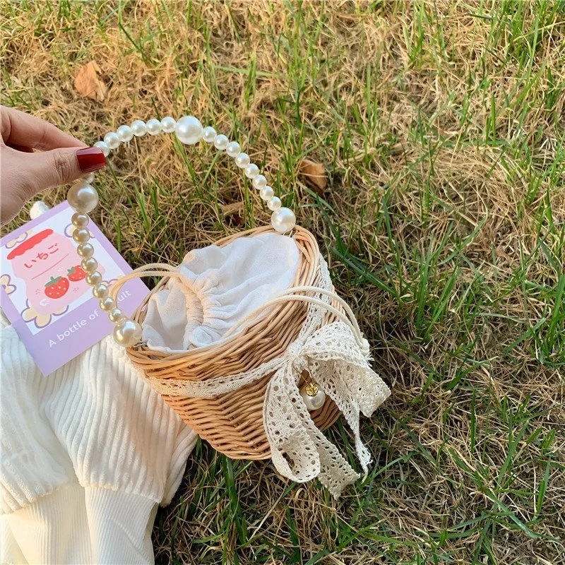 

Lady Woven Woman Crossbody Stylish Shoulder Cute Korean Bag Lady Handbags For Woman 2021