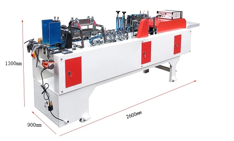 ZH-500 Factory supply high productivity printing factories equipment mini automatic folder gluer