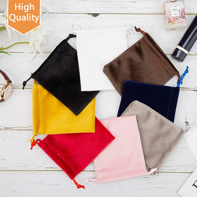 

Wholesale custom logo velvet jewelry bag