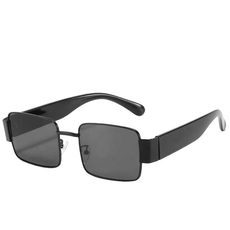 

European and American retro hip hop bungee square custom sunglass