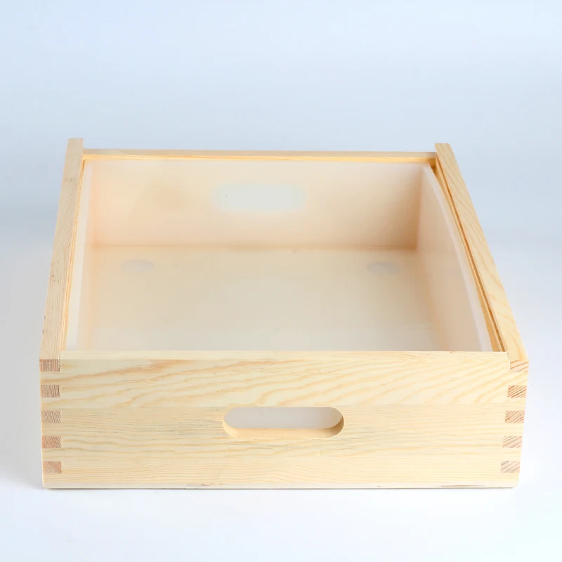 

B0262 White Color Approved Thin Silicone Liner With Wood Box For Soap Silicone Loaf Soap Molds