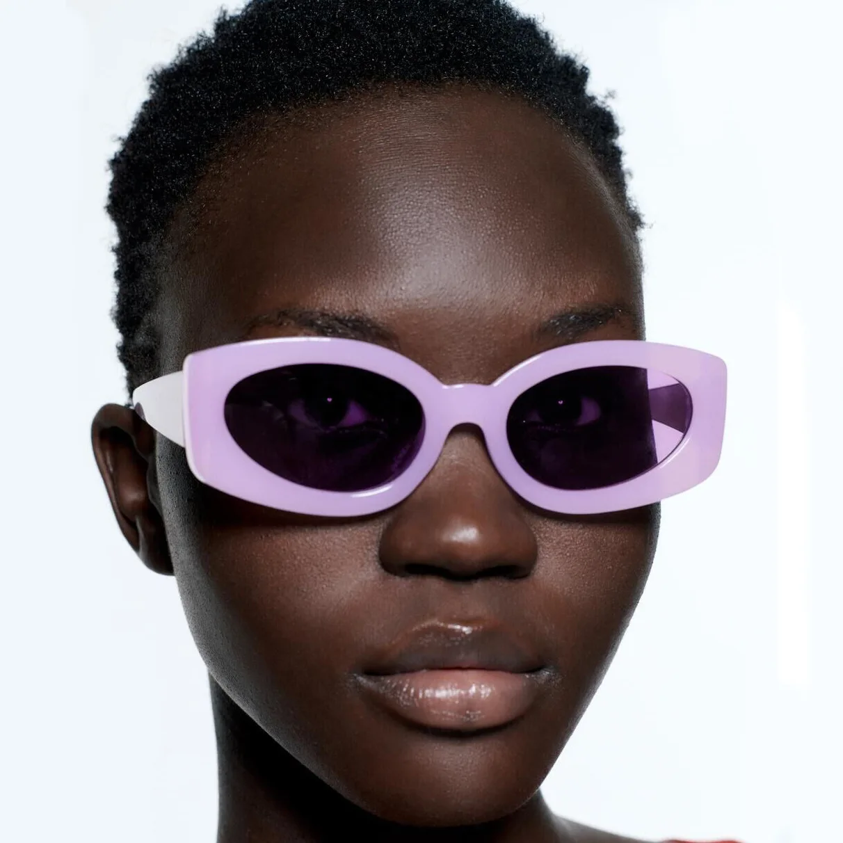 

2022 New arrival jelly color eyewear women sunglasses wholesale candy color mall rectangle sunglasses