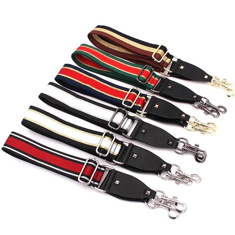 

2021 wide adjustable handbag strap replacement shiny webbing strap for bags