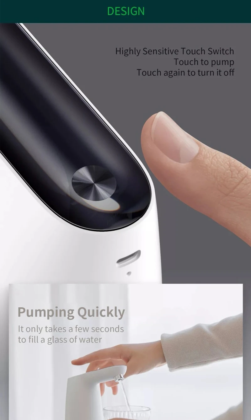 Xiaomi Mijia 3LIFE Draw Water Device Mini Water Pump Wireless Draw Water Device 