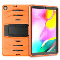 

heavy duty bracket tablet case for Samsung Galaxy Tab A 10.1 T510 T515 2019 Steady removable hard 3 layers case