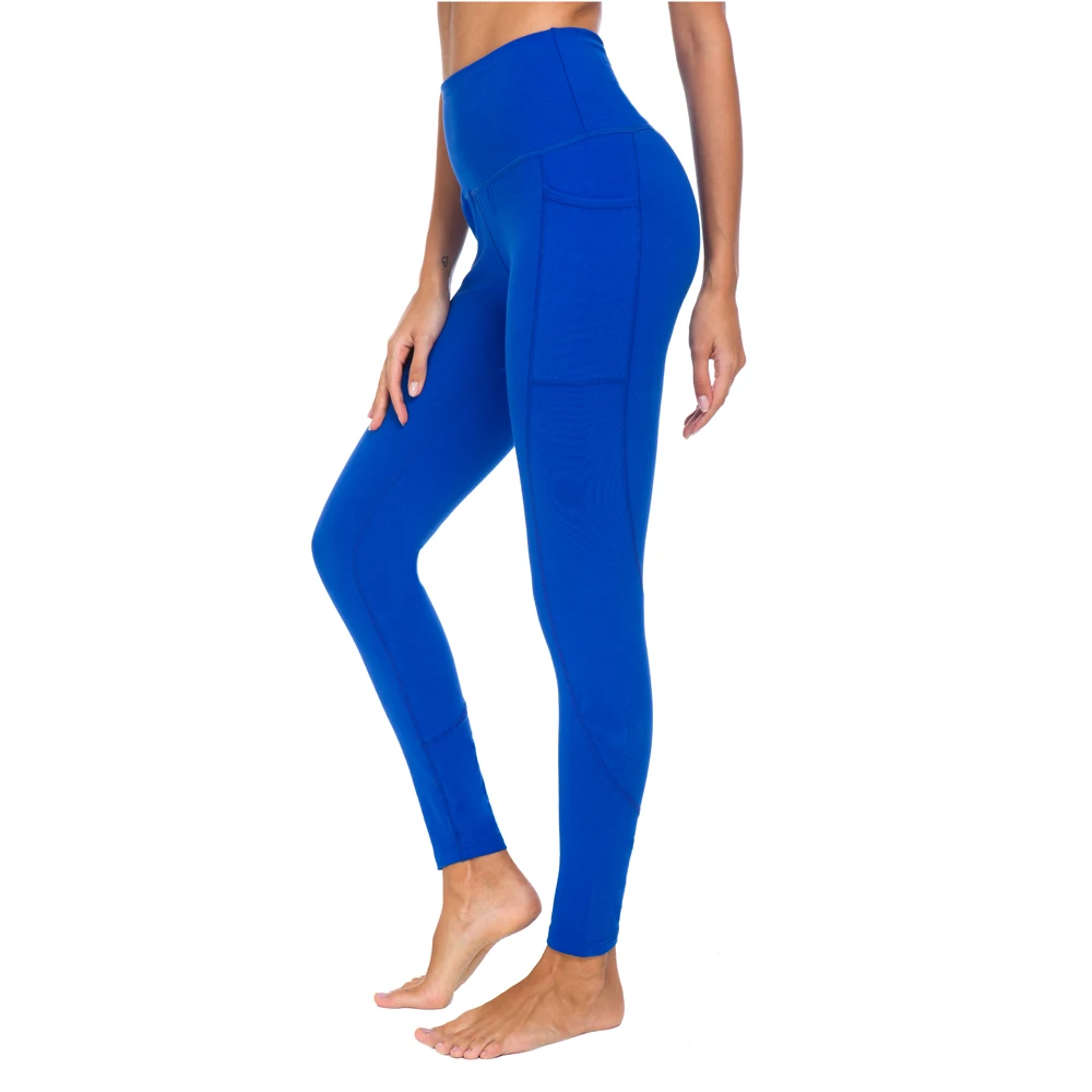 

Yoga pants stretchy sports leggings high waist compression tights pocket pants push up running women gym fitness cargo leggings