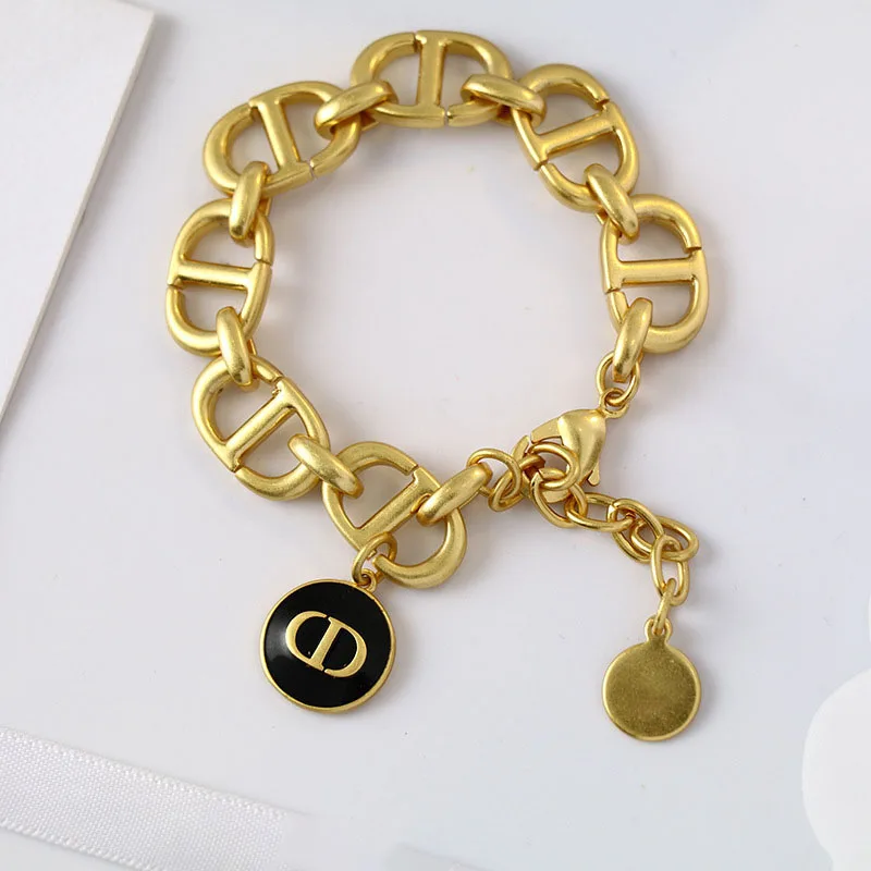 

Luxury Jewelry High Quality Rhinestone Diamond Designer Jewelry Brand Stainless Steel Bracelet Bracelet Women Jewelry