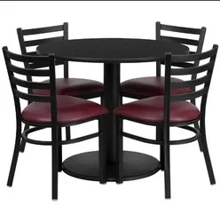 modern fast food restaurant table and chair