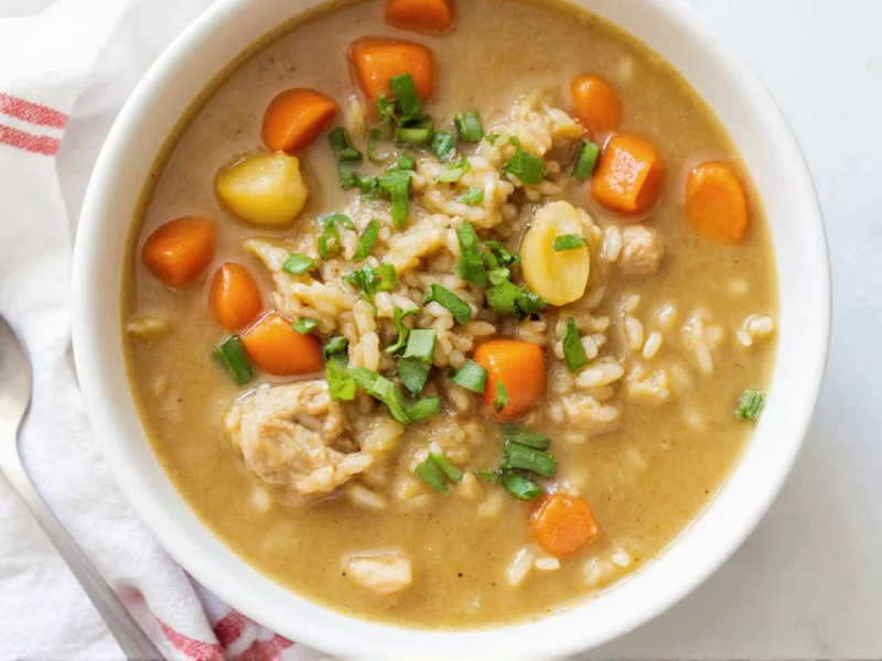 Perfect Slow Cooker Rice and Chicken Soup Recipe