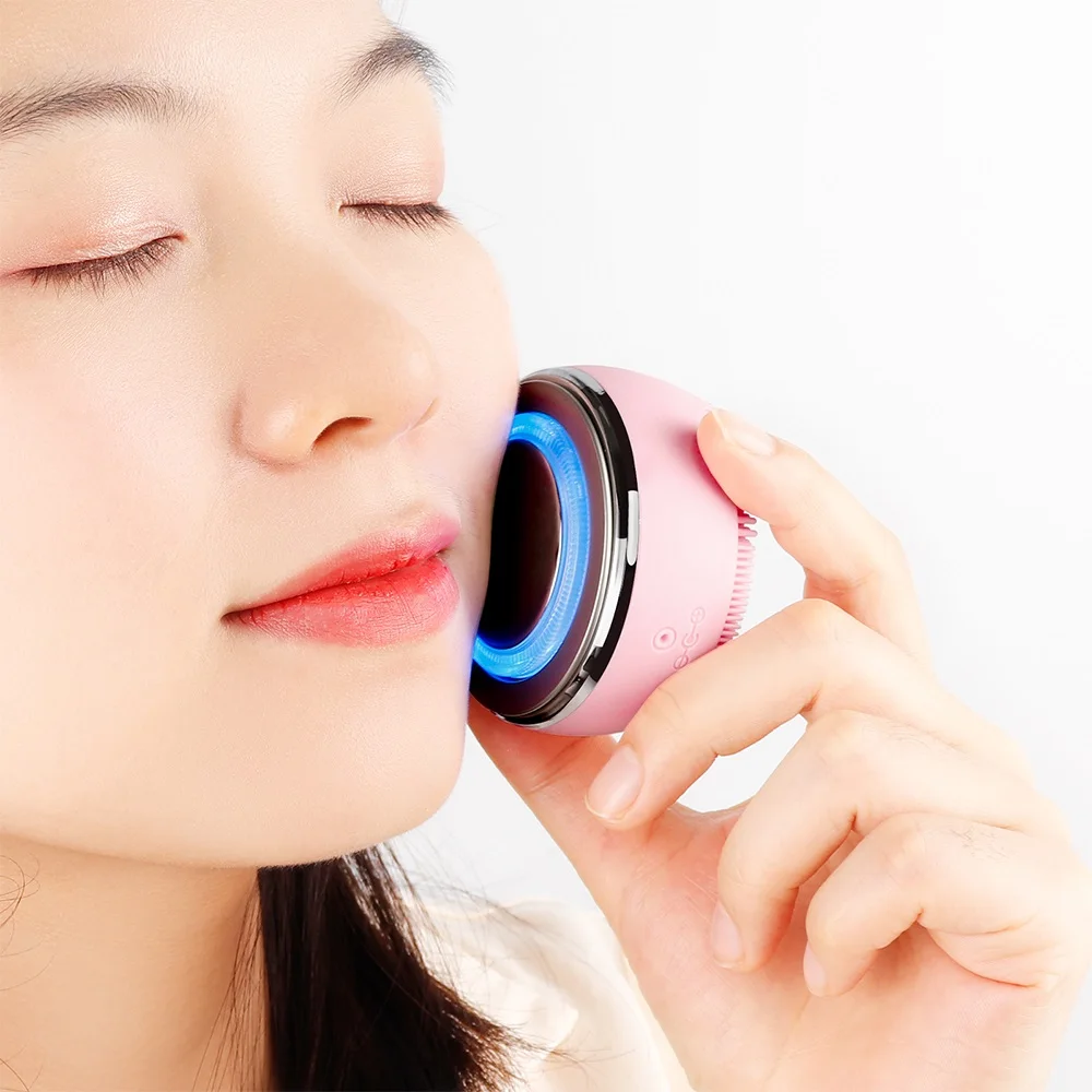 

wholesale electric cleansing brush Silicone face wash facial cleaning brush