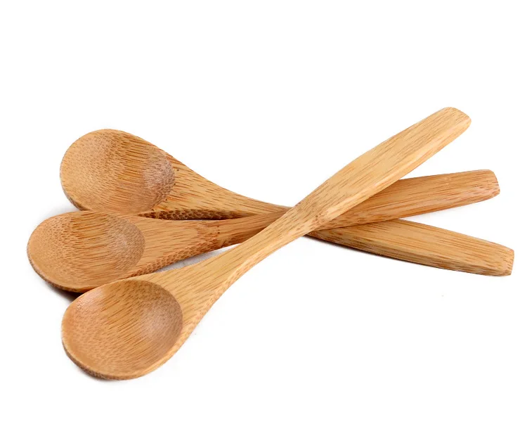High Quality Natural Wood Spoon Bamboo Kitchen Cooking Dining Soup Tea
