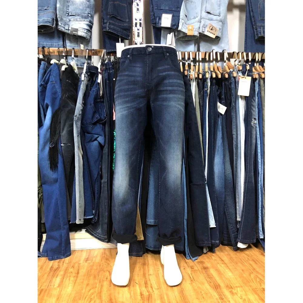 
GZY Stock lots narrow bottom skinny for men denim trousers pant jeans 