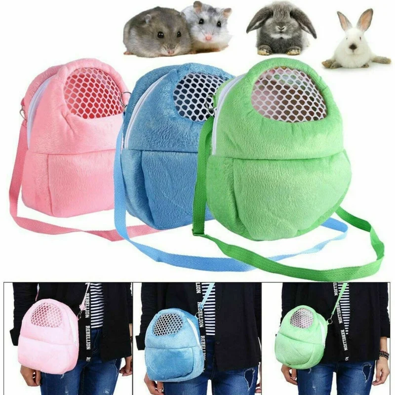 

QY the new hamster Takeaway Bag Squirrel Pet My Neighbor Totoro Portable Cotton Nest Out Breathable Bag Backpack, Picture