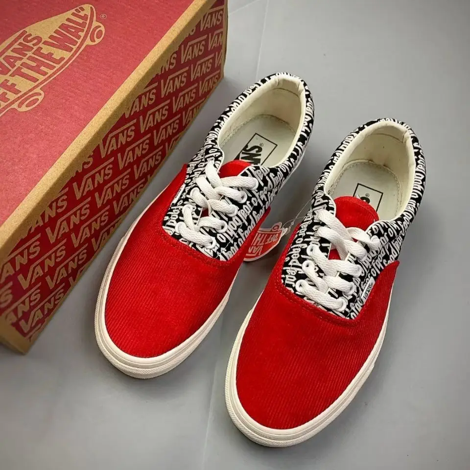 

Lovely Fashion Unisex Casual Shoes Fear of god Letter Full Printing Low Cut Canvas Board Shoes