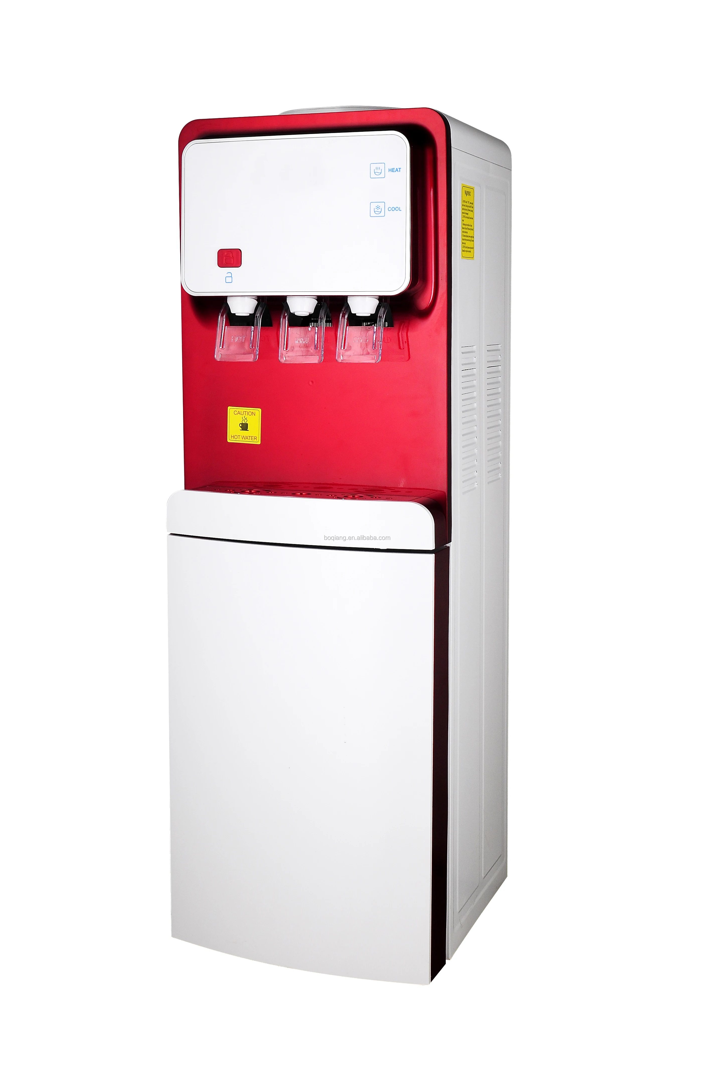 
Floor standing hot and cold water dispenser/water cooler 