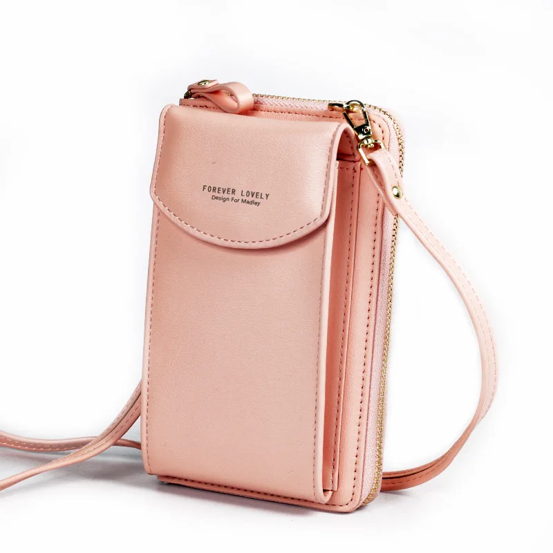 

Woman 2021 Ladies PU Womens Hand Bags Women's Crossbody Bags Purse Clutch Phone Wallet Shoulder Bag, 11colors