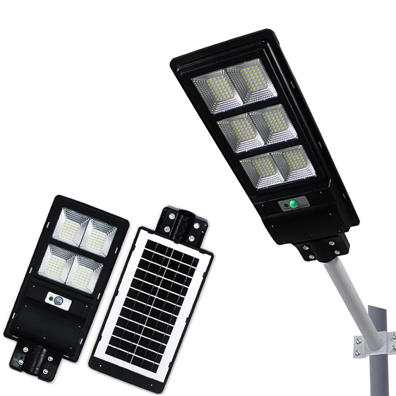 

High Lumen 90W All In One Solar Led Street Lamp With Mention Sensor