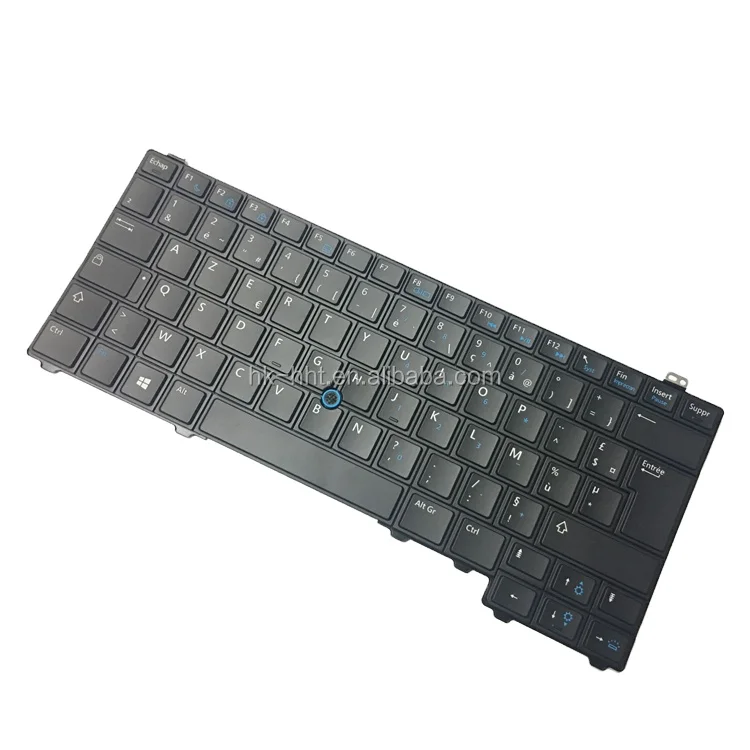 

HK-HHT lighting keyboard for laptop for Dell E5440 French keyboard with backlight with pointer Customizable keyboard