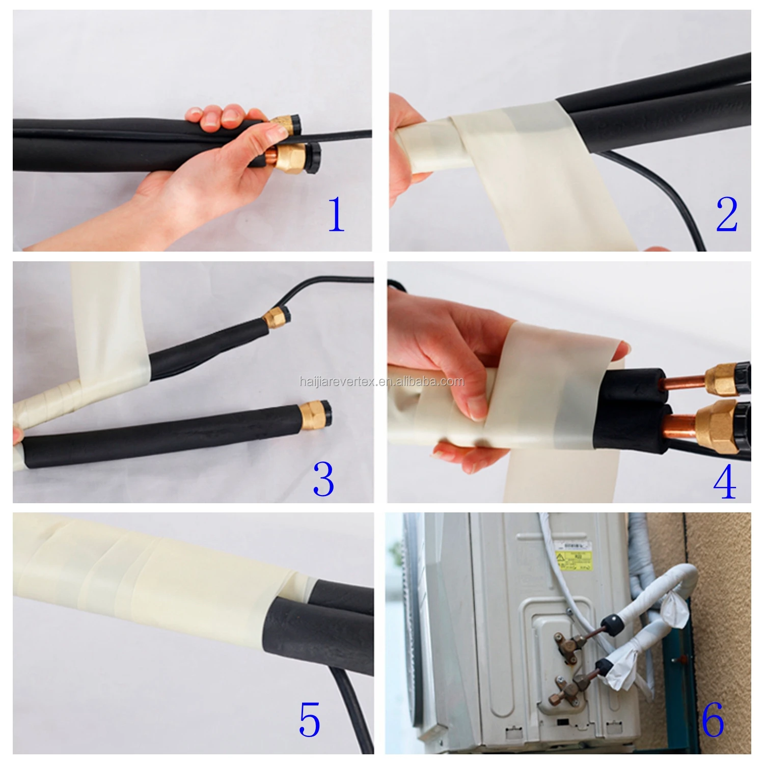 Air Conditioning Pipe Insulation Tape Non Adhesive Pvc Material Buy Air Conditioning