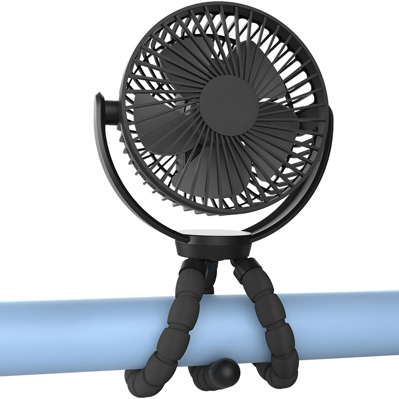 

5000mAh OPOLAR Flexible Tripod Super Quiet Rechargeable Battery Powered Clip Fan