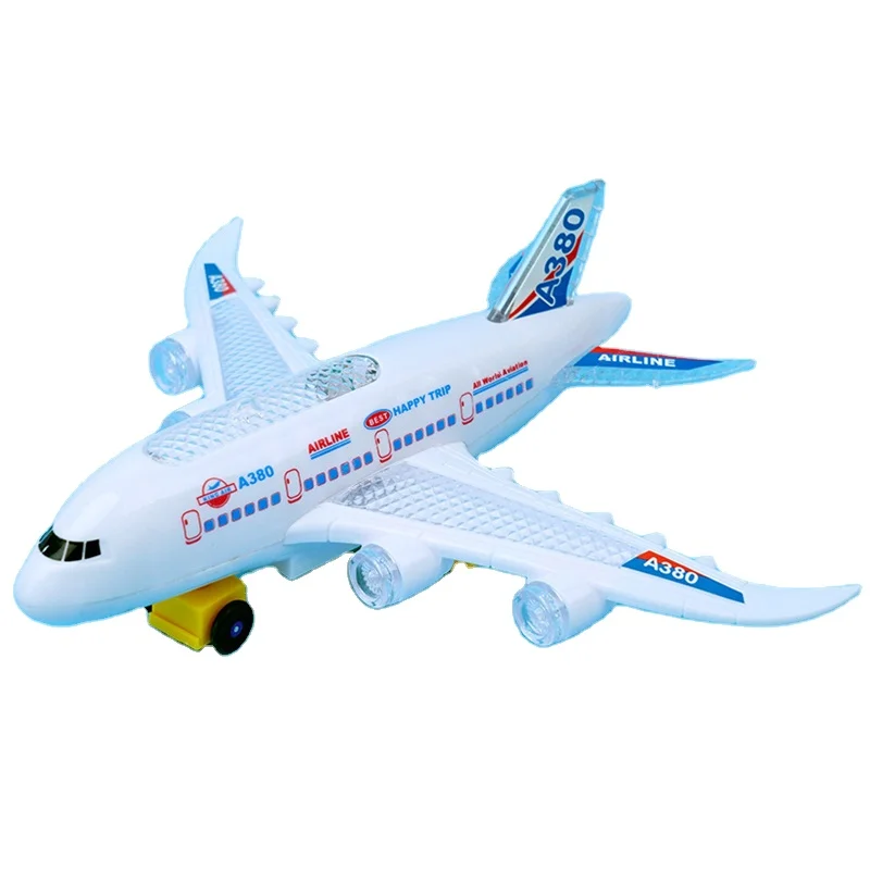 

Customizable W248-13 Mini 22cm aircraft colourful 3D lights electric toy universal rotation model plane toy kids plane