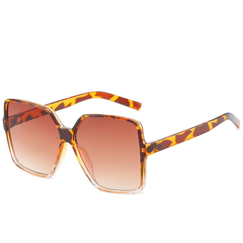 

2022 Wholesale luxury custom logo women oversized sun glasses fashion square pink square sunglasses