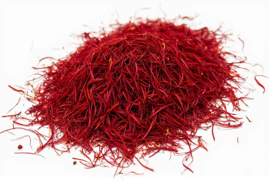Saffron threads soaking in warm water to release color and flavor for culinary use