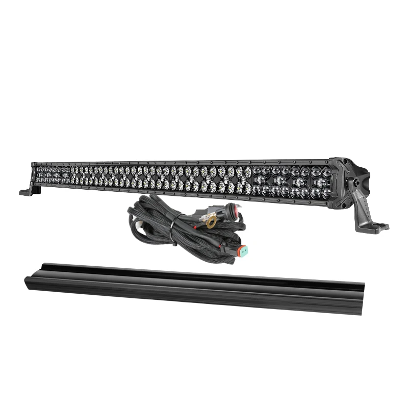 

Straight Combo Beam 330 Watts 50 Inch 2020 6D 6500K Led Bar With 12V Wiring Harness