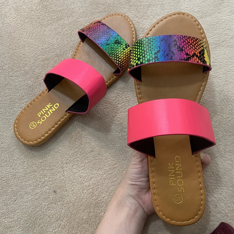 

Factory direct sell custom colorful women shoes slipper cheap beach ladies sandals