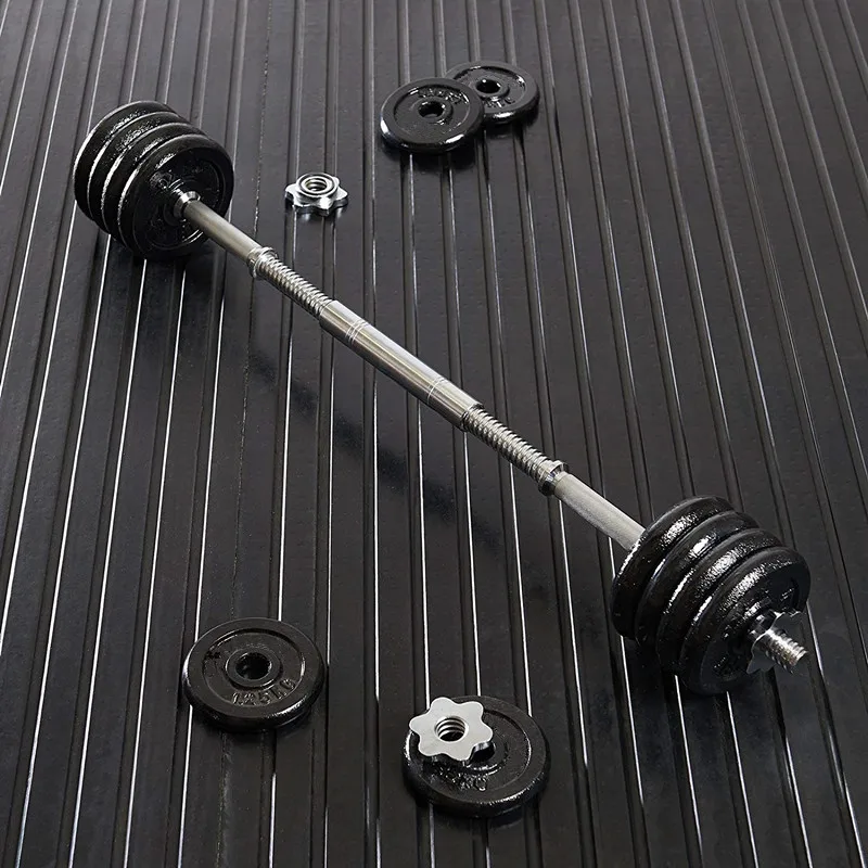 多用途 30 千克哑铃可调节重量设定安全防滑举重组合