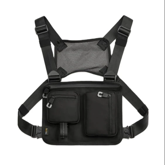 

Waterproof custom logo polyester tactical cross vest chest bag for men women